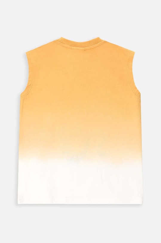 Coccodrillo top bawełniany dziecięcy WC4143301DWK pomarańczowy SS24