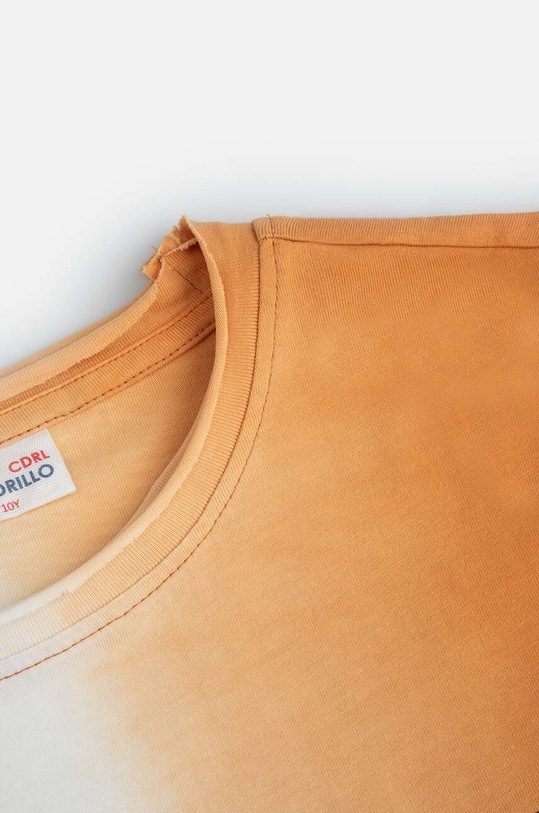 Băieți Coccodrillo tricou de bumbac pentru copii WC4143202HBJ portocaliu