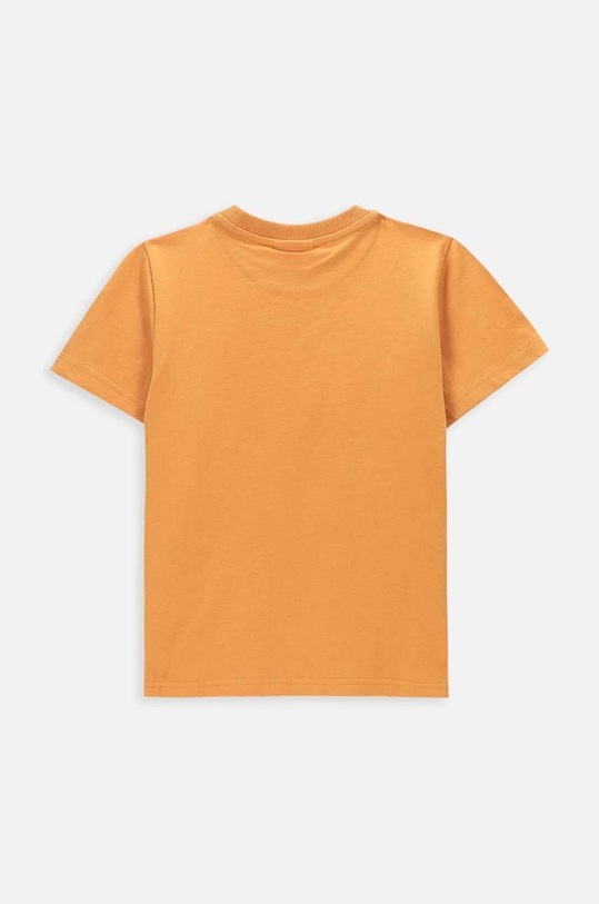 Dětské bavlněné tričko Coccodrillo WC4143204HBK oranžová SS24