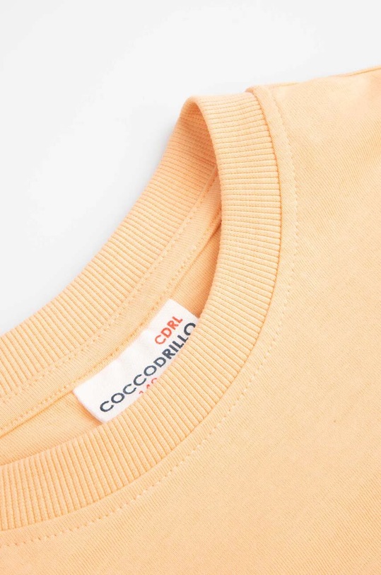 CHLAPEC Dětské bavlněné tričko Coccodrillo WC4143202NWJ oranžová