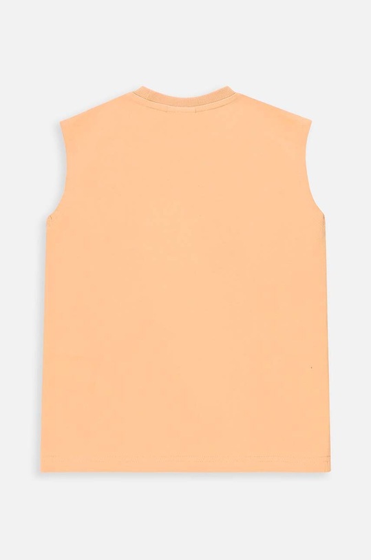 Detský bavlnený top Coccodrillo WC4143301NWK oranžová SS24