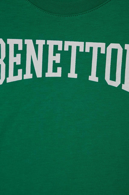 Fiú United Colors of Benetton gyerek pamut póló 3096G10CX.P.Seasonal zöld