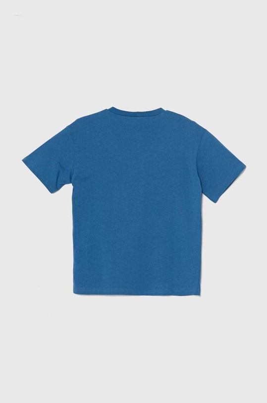 Detské bavlnené tričko United Colors of Benetton 3096C10J6.G.Seasonal modrá SS24