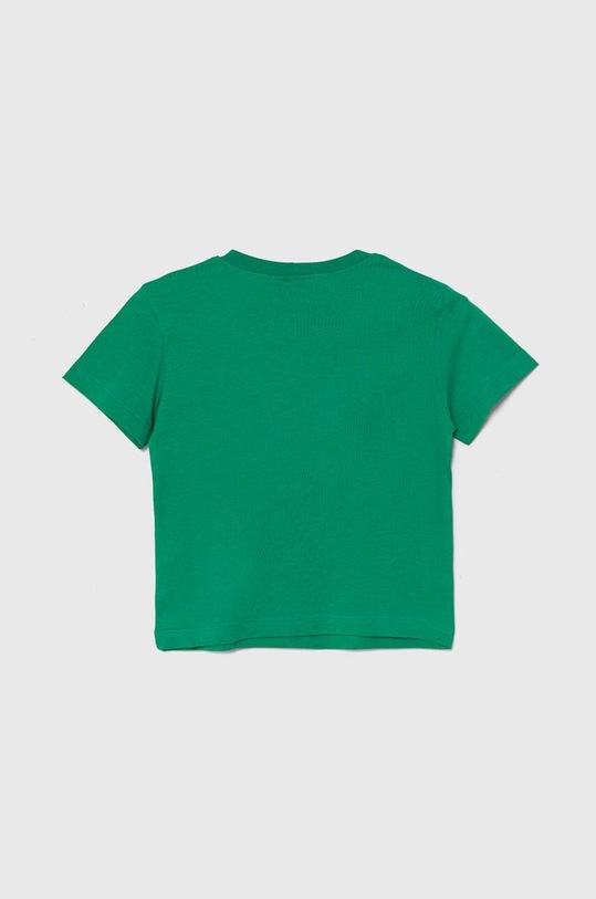 Dječja pamučna majica kratkih rukava United Colors of Benetton 3096G10EU.P.Seasonal zelena SS24