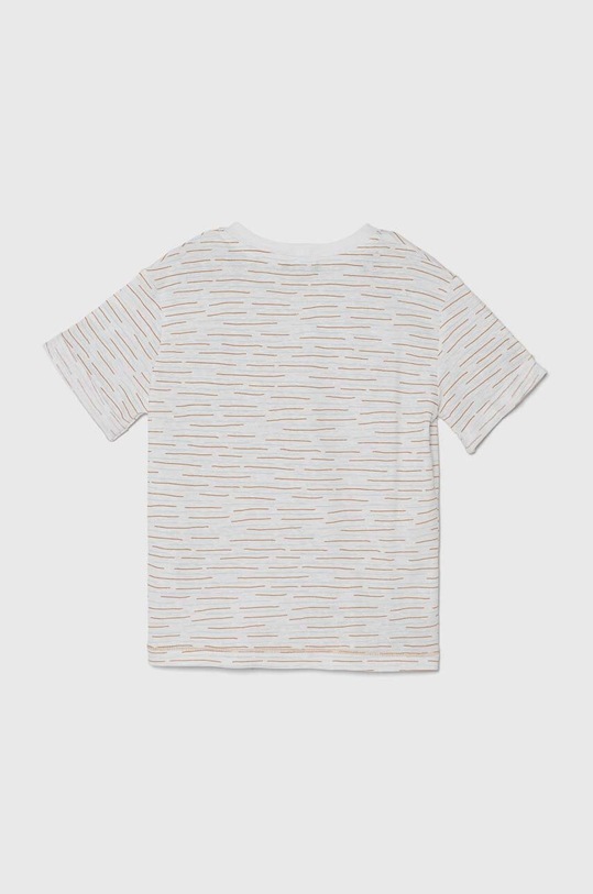 Tričko s prímesou ľanu United Colors of Benetton 362PG10DB.P.Seasonal béžová SS24