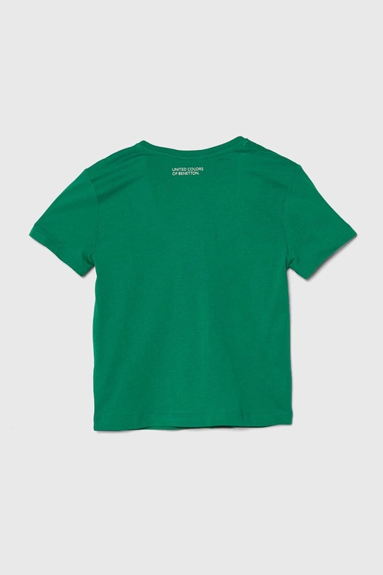 United Colors of Benetton tricou de bumbac pentru copii X Peanuts 3096G10EW.P.Seasonal verde SS24