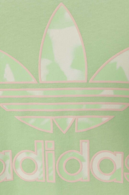 Băieți adidas Originals tricou de bumbac pentru copii IR6451 verde