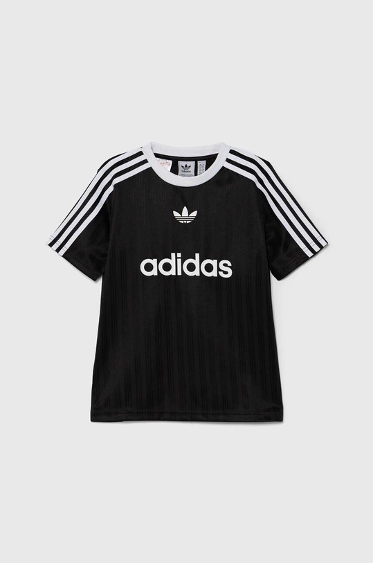 adidas Originals tricou copii print negru IT7882