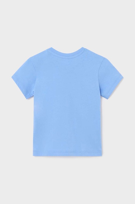 Mayoral tricou din bumbac pentru bebelusi 106.3K.Baby.PPYH albastru SS24
