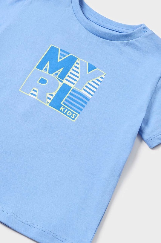 Băieți Mayoral tricou din bumbac pentru bebelusi 106.3K.Baby.PPYH albastru