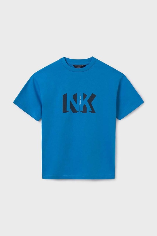 Dětské bavlněné tričko Mayoral kulatý modrá 840.7E.Junior.PPYH