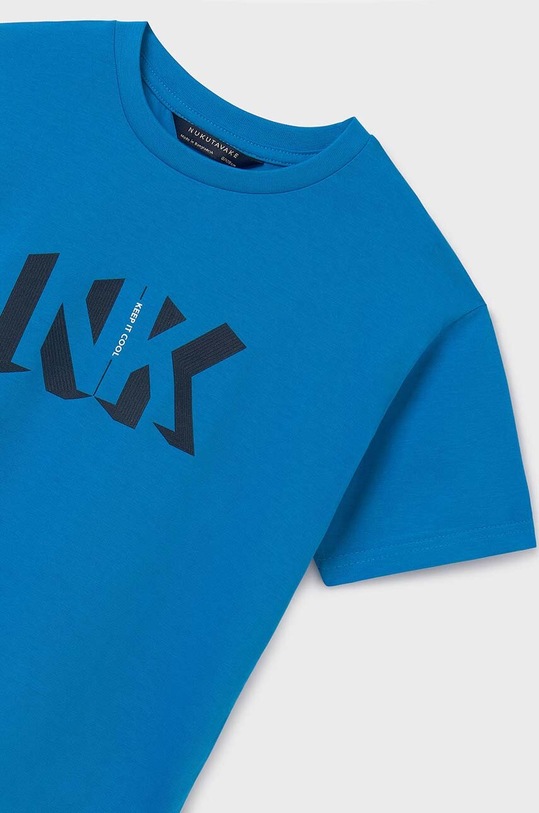 CHLAPEC Dětské bavlněné tričko Mayoral 840.7E.Junior.PPYH modrá