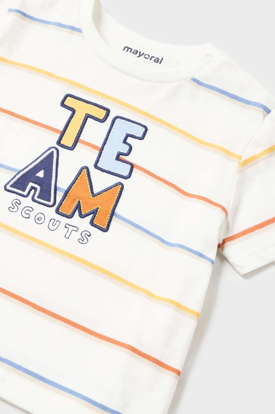 Μωρό βαμβακερό μπλουζάκι Mayoral πορτοκαλί 1019.3C.Baby.PPYH