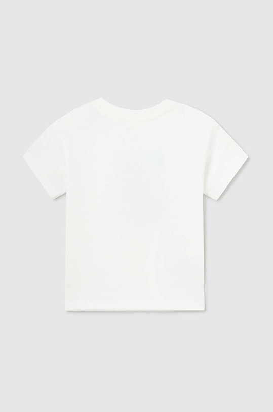 Μωρό βαμβακερό μπλουζάκι Mayoral 1020.3C.Baby.PPYH μπεζ SS24