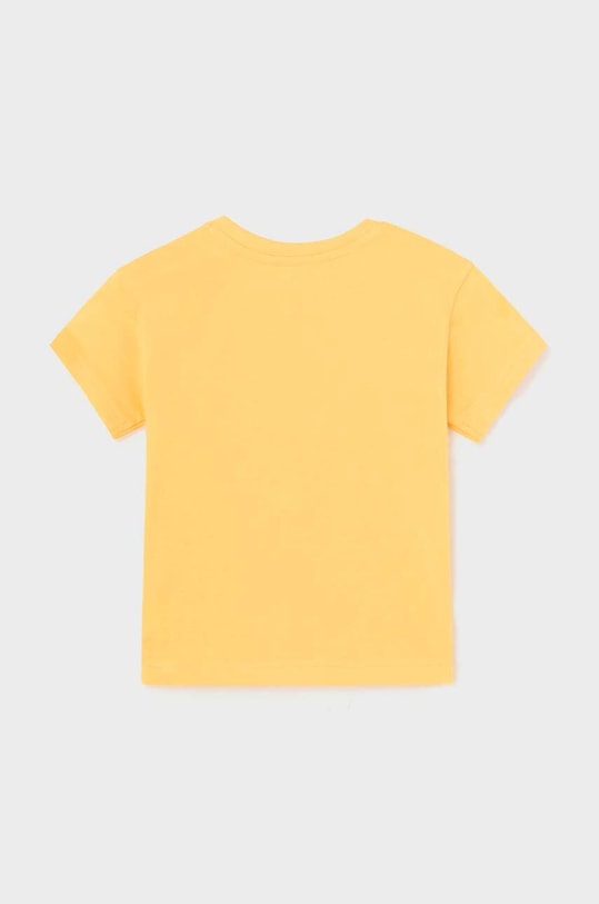 Mayoral tricou din bumbac pentru bebelusi 1020.3C.Baby.PPYH galben SS24