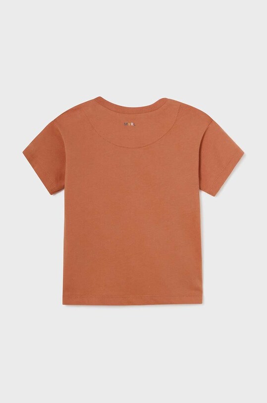 Mayoral tricou din bumbac pentru bebelusi 1021.3F.Baby.PPYH portocaliu SS24