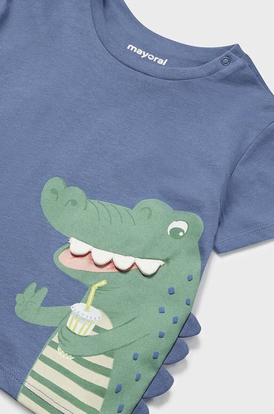 Αγορίστικα Μωρό βαμβακερό μπλουζάκι Mayoral 1022.3G.Baby.PPYH μπλε