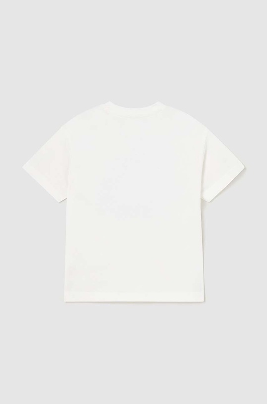 Μωρό βαμβακερό μπλουζάκι Mayoral 1025.3H.Baby.PPYH λευκό SS24