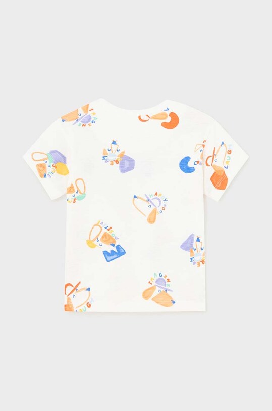 Mayoral tricou din bumbac pentru bebelusi 1029.3M.Baby.PPYH bej SS24