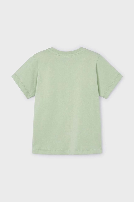 Παιδικό βαμβακερό μπλουζάκι Mayoral 3002.5C.Mini.PPYH πράσινο SS24