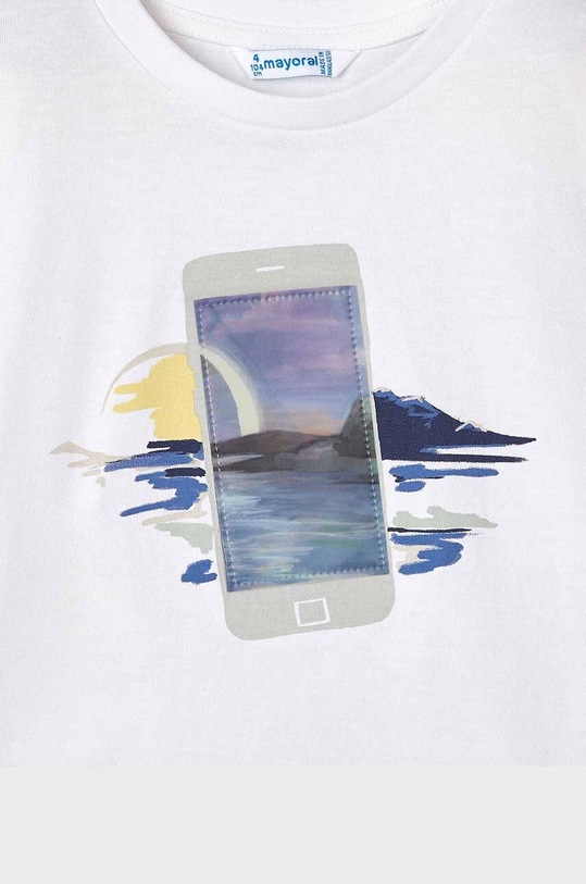 Mayoral gyerek pamut póló fehér 3003.5C.Mini.PPYH