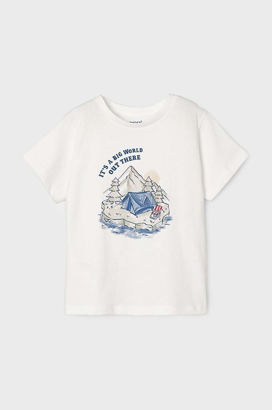 Παιδικό βαμβακερό μπλουζάκι Mayoral 2-pack 3005.5D.Mini.PPYH κόκκινο SS24