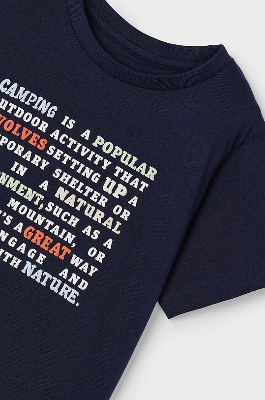 Mayoral t-shirt bawełniany dziecięcy 2-pack granatowy 3005.5D.Mini.PPYH