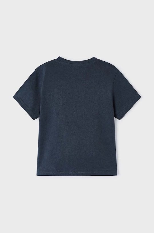 Παιδικό βαμβακερό μπλουζάκι Mayoral 3012.5G.Mini.PPYH μαύρο SS24