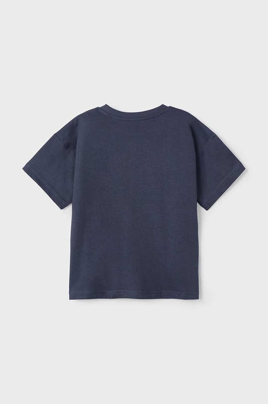 Παιδικό βαμβακερό μπλουζάκι Mayoral 3015.5G.Mini.PPYH μαύρο SS24