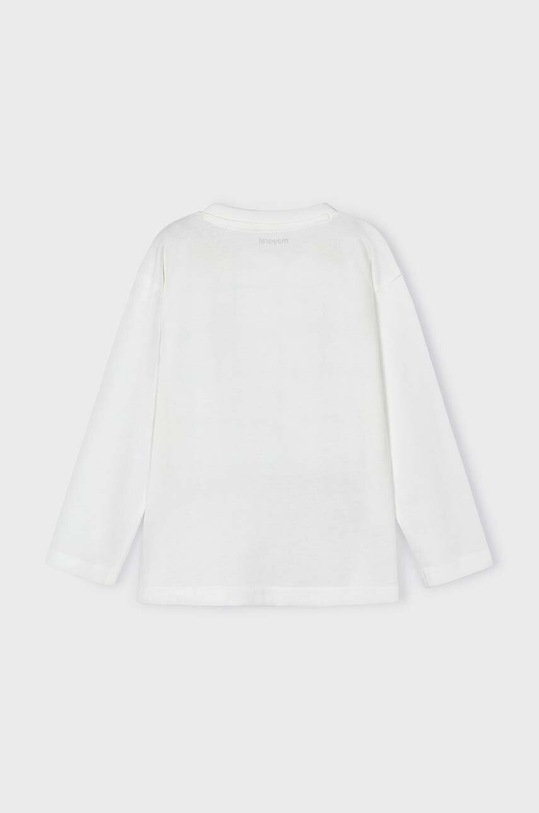 Παιδικό βαμβακερό μπλουζάκι Mayoral 3027.5D.Mini.PPYH μπεζ SS24