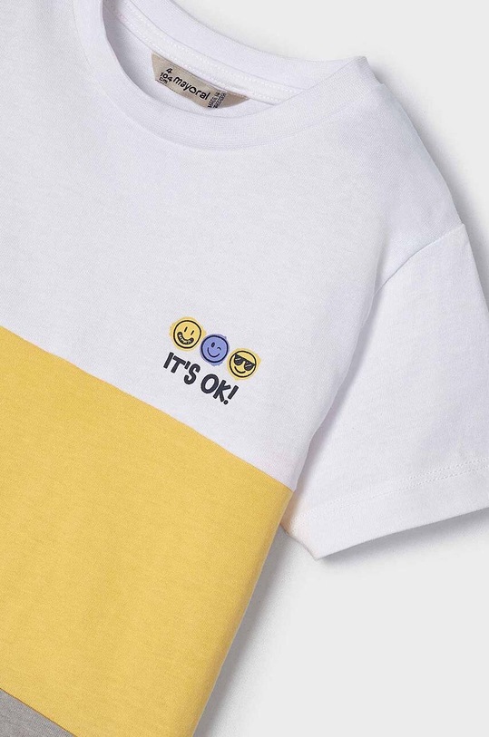 Παιδικό βαμβακερό μπλουζάκι Mayoral 2-pack μαύρο 3030.5H.Mini.PPYH