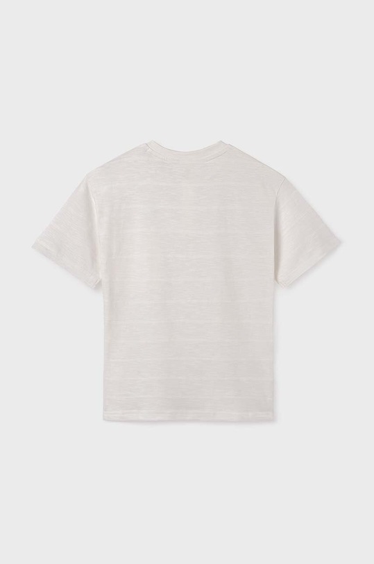 Mayoral t-shirt bawełniany 6035.7D.Junior.PPYH beżowy SS24