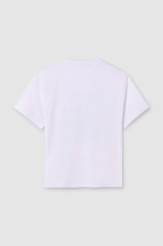 Mayoral tricou de bumbac pentru copii 6041.7E.Junior.PPYH alb SS24
