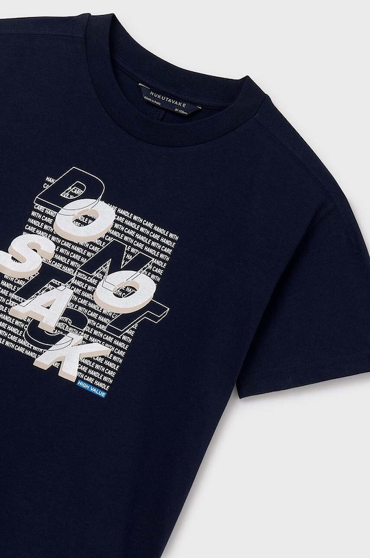 CHLAPEC Dětské bavlněné tričko Mayoral 6043.7F.Junior.PPYH námořnická modř