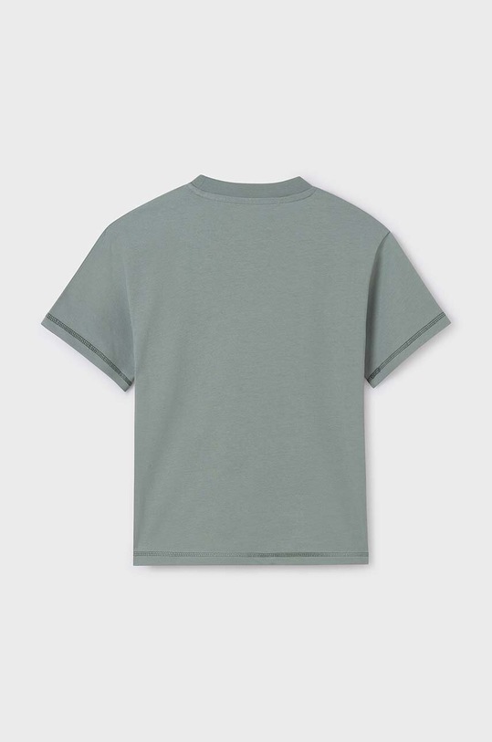 Chłopiec Mayoral t-shirt bawełniany dziecięcy 6044.7F.Junior.PPYH turkusowy