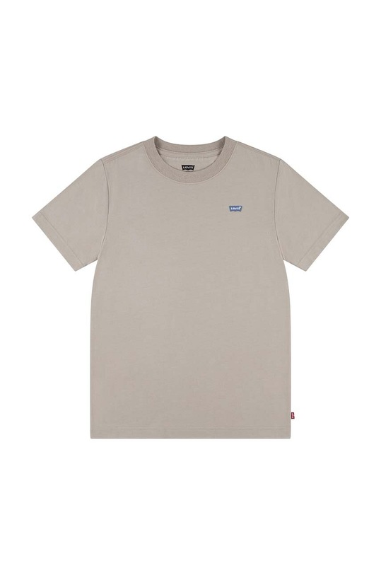 Levi's t-shirt bawełniany dziecięcy 8EA100 beżowy AW24