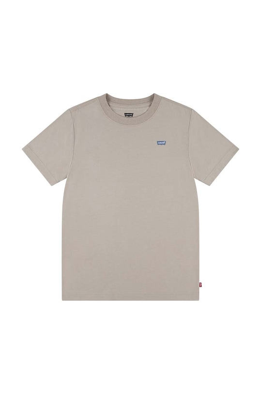 Levi's t-shirt bawełniany dziecięcy 8EA100 beżowy AW25