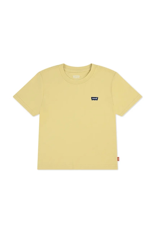 Levi's t-shirt bawełniany dziecięcy LVB BATWING CHEST HIT bawełna żółty 8EA100