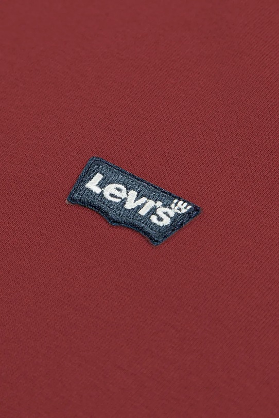 Băieți Levi's tricou de bumbac pentru copii LVB BATWING CHEST HIT 8EA100 burgundia