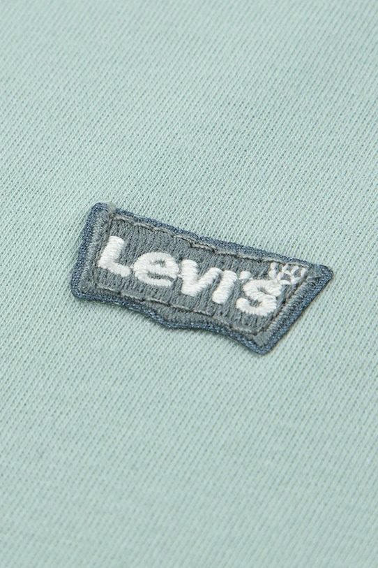 Chłopiec Levi's t-shirt bawełniany dziecięcy LVB BATWING CHEST HIT 8EA100 zielony