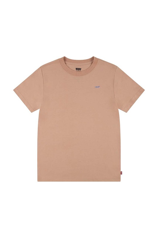Levi's t-shirt bawełniany dziecięcy bawełna pomarańczowy 9EA100