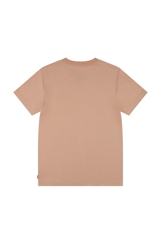 Levi's t-shirt bawełniany dziecięcy 9EA100 pomarańczowy AW24