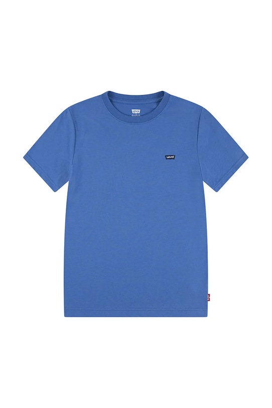 Dětské bavlněné tričko Levi's LVB BATWING CHEST HIT kulatý modrá 9EA100