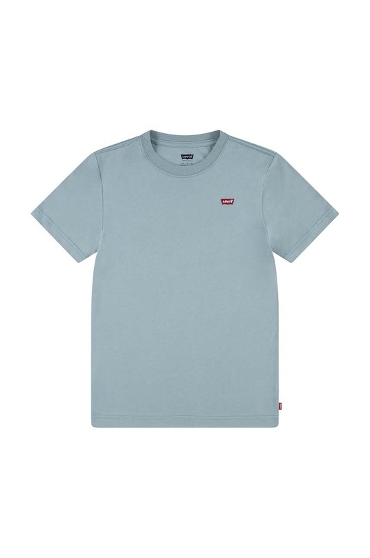 Levi's t-shirt bawełniany dziecięcy 9EA100 turkusowy AW25