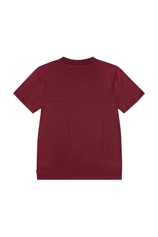 Levi's tricou de bumbac pentru copii 9EA100 burgundia AW24