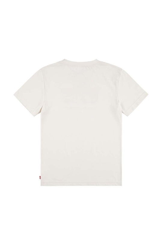 Levi's t-shirt bawełniany dziecięcy 9EK374 beżowy SS24