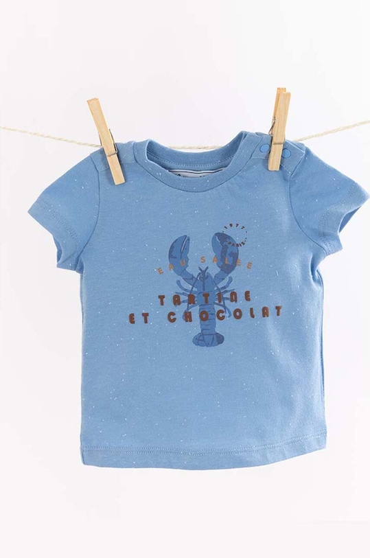 Tartine et Chocolat tricou bebe TY10031.60.74 albastru
