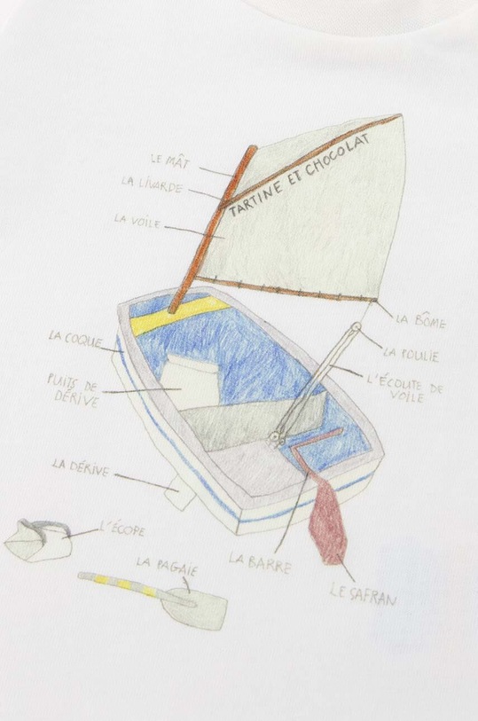 Tartine et Chocolat t-shirt bawełniany dziecięcy niebieski TY10051.104