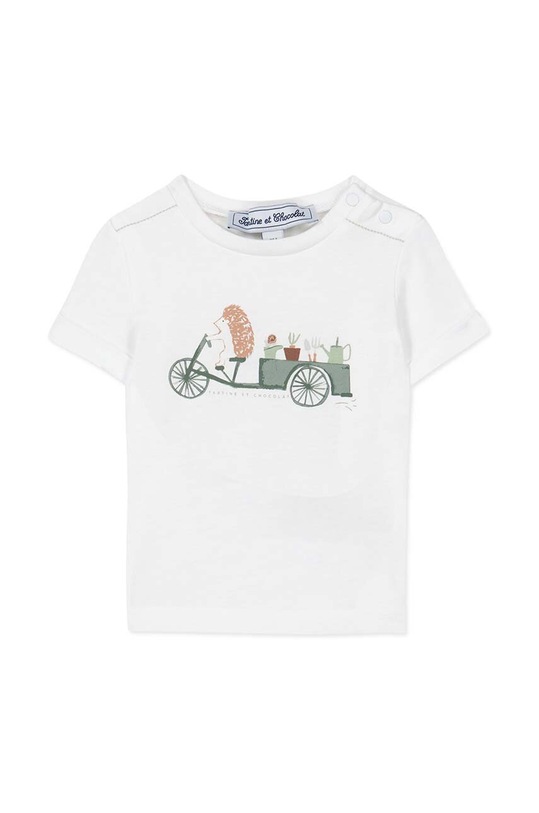 Tartine et Chocolat t-shirt bawełniany dziecięcy TY10051.104 zielony SS24