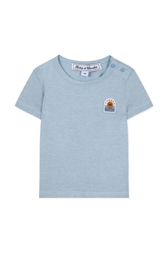 Tartine et Chocolat t-shirt bawełniany dziecięcy TY10041.104 niebieski SS24